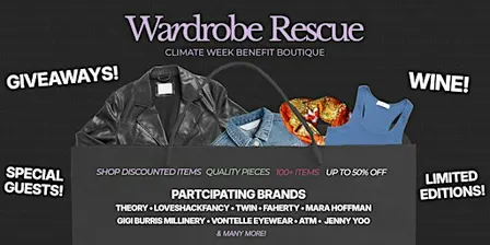 NYC Climate Week Benefit Boutique & Happy Hour