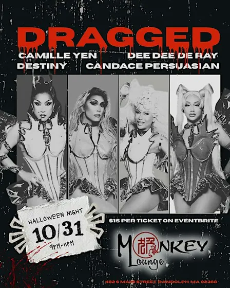 MONKEY LOUNGE HALLOWEEN DRAG SHOW AND COSTUME CONTEST