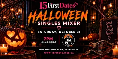 The 15FirstDates Saskatoon Halloween Singles Mixer