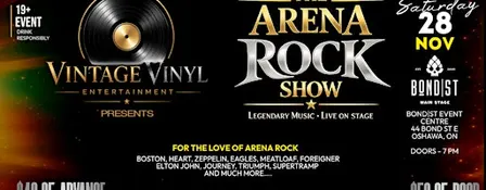 The Arena Rock Show - Presented by Vintage Vinyl Entertainment