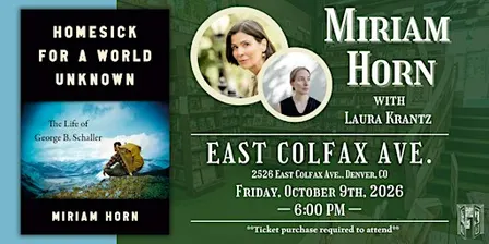 Miriam Horn with Laura Krantz Live at Tattered Cover Colfax