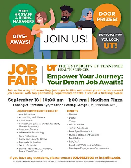 UT Health Sciences Job Fair