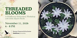 Threaded Blooms: A Wildflower Embroidery Workshop