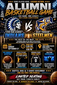 Hyde Park VS. Joliet Township  Alumni Basketball Game