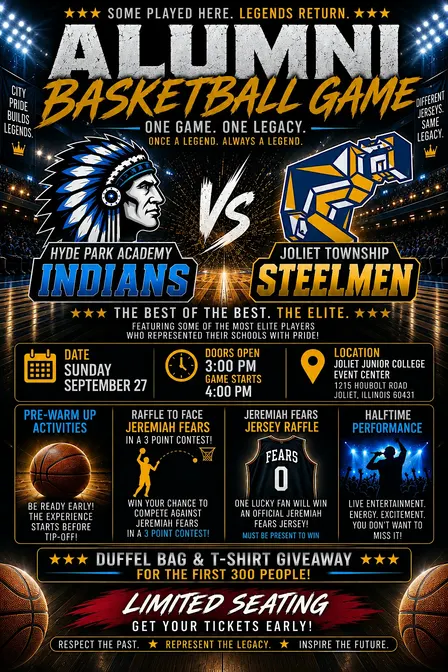 Hyde Park VS. Joliet Township Alumni Basketball Game