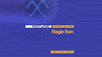 Refuge Saturday Daytime: Ragie Ban, Atilla Ural b2b Van Der Laan and Jozi