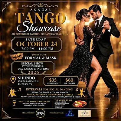Special Tango Mask Night. Tango Showcase