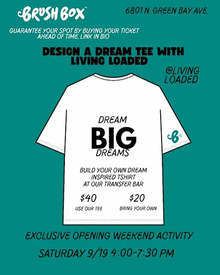 Build a Dream T-shirt Event