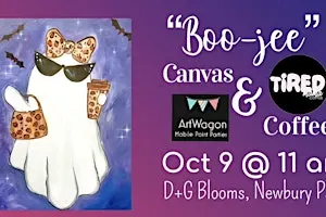 Canvas & Coffee: “Boo-jee Ghost”