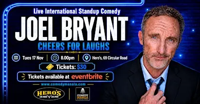 Joel Bryant - CHEERS FOR LAUGHS