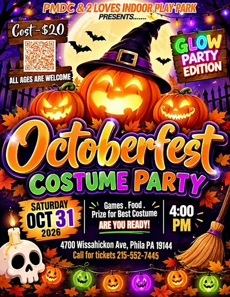 PMDC & 2 Loves Octoberfest Costume Party – Glow Party Edition