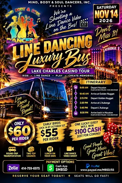 MBSD Luxury Bus Lake Charles CasinosTour
