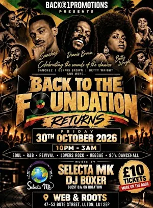 Back@1promotion presents Back to the Foundation