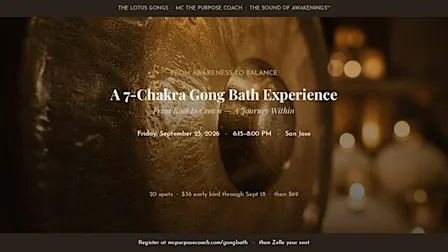 From Awareness to Balance - A 7-Chakra Gong Bath Experience