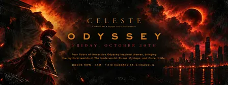 CELESTE HALLOWEEN PARTY: THE ODYSSEY (Friday)