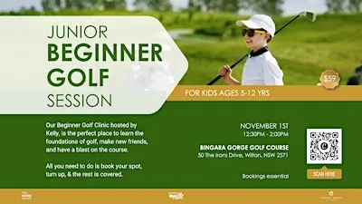 Junior Beginner Golf Session