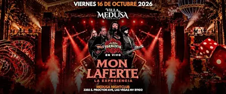 La Experiencia MON LAFERTE con Tormento en Las Vegas!