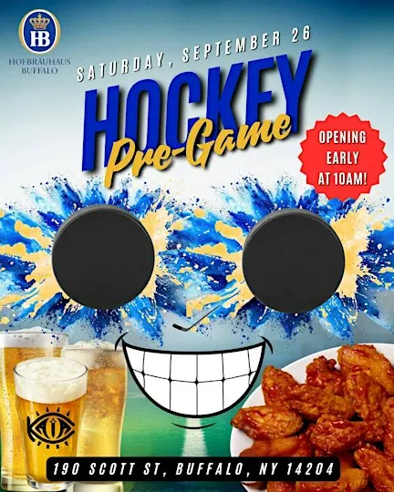 Hockey Pre-Game at Hofbräuhaus Buffalo  (FREE)