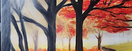 Paint & Sip - Autumn Path