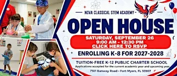 Open House - Nova Classical STEM Academy - Tuition-Free Charter School