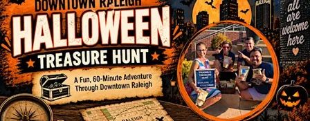 Downtown Raleigh Halloween Treasure Hunt - Walking Team Scavenger Hunt!
