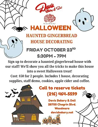 Haunted Gingerbread House Decorating