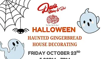 Haunted Gingerbread House Decorating