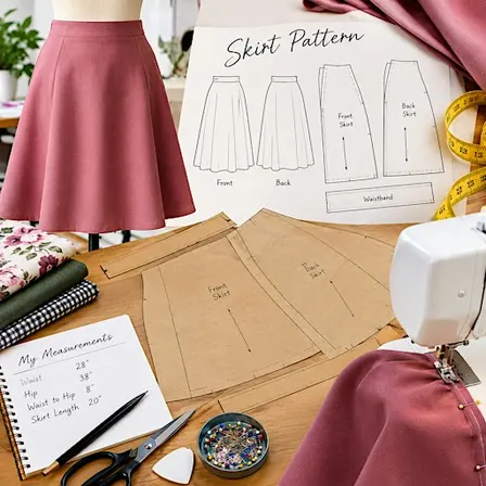 Sew a Skirt & Make Your Own Pattern!