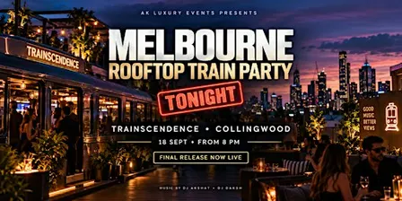 Melbourne Rooftop Train Party | Trainscendence