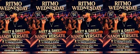 MEET & GREET W/ NANDY VERSATIL AT RITMO WEDNESDAY