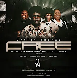 Daytin Thomas "Free" Album Release Concert