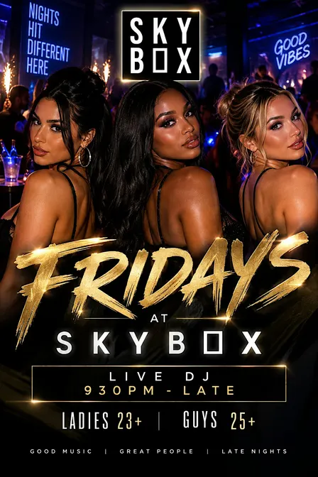 Fridays at Skybox RVA ~ FRI 9.25.26