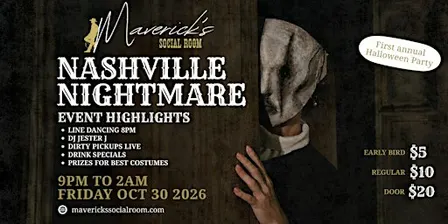 Nashville Nightmare at Maverick's Social Room