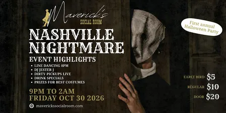 Nashville Nightmare at Maverick's Social Room