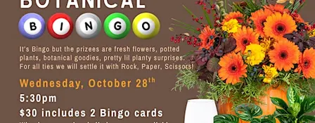 October Botanical BINGO