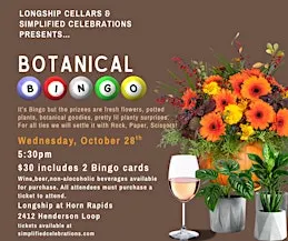 October Botanical BINGO