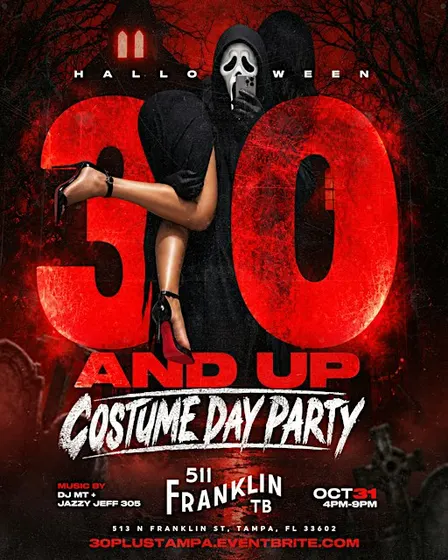 30 & Up HALLOWEEN COSTUME DAY PARTY