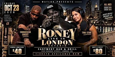 RONEY — LIVE IN LONDON | WAYLON PRESENTS