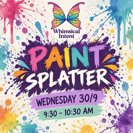 Paint Splatter Canvas
