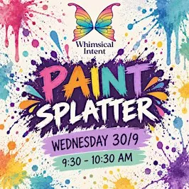 Paint Splatter Canvas