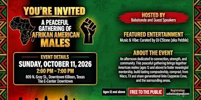 Afrikan American Male Gathering (A.A.M.G. 2026)