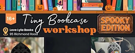 Tiny Bookcase (Spooky Edition) Workshop with Critical Cozy