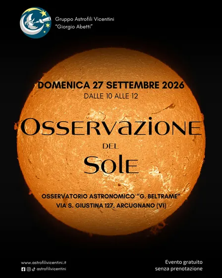Osservazione del Sole