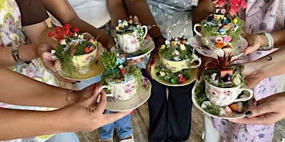 Fall Themed Teacup Fairy Garden