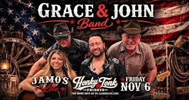 Honky Tonk Fridays | Grace & John Band at Jamo's