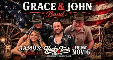 Honky Tonk Fridays | Grace & John Band at Jamo's