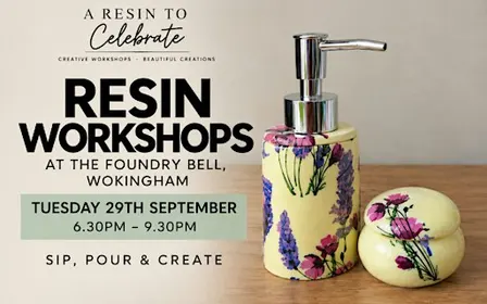 Sip, Pour & Create: Eco Resin Workshop | A Sip & Paint Style Night