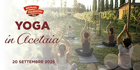 YOGA BALSAMICO / Pratica di yoga in Acetaia