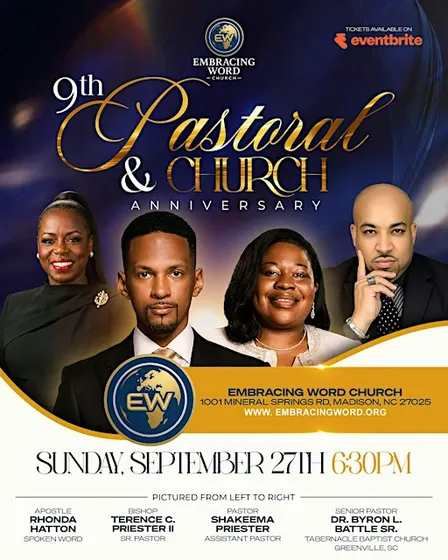 Embracing Word Church 9th Church Anniversary