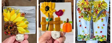 Fused Glass Beginner Friendly Autumn Splendor Workshop - Wyandotte